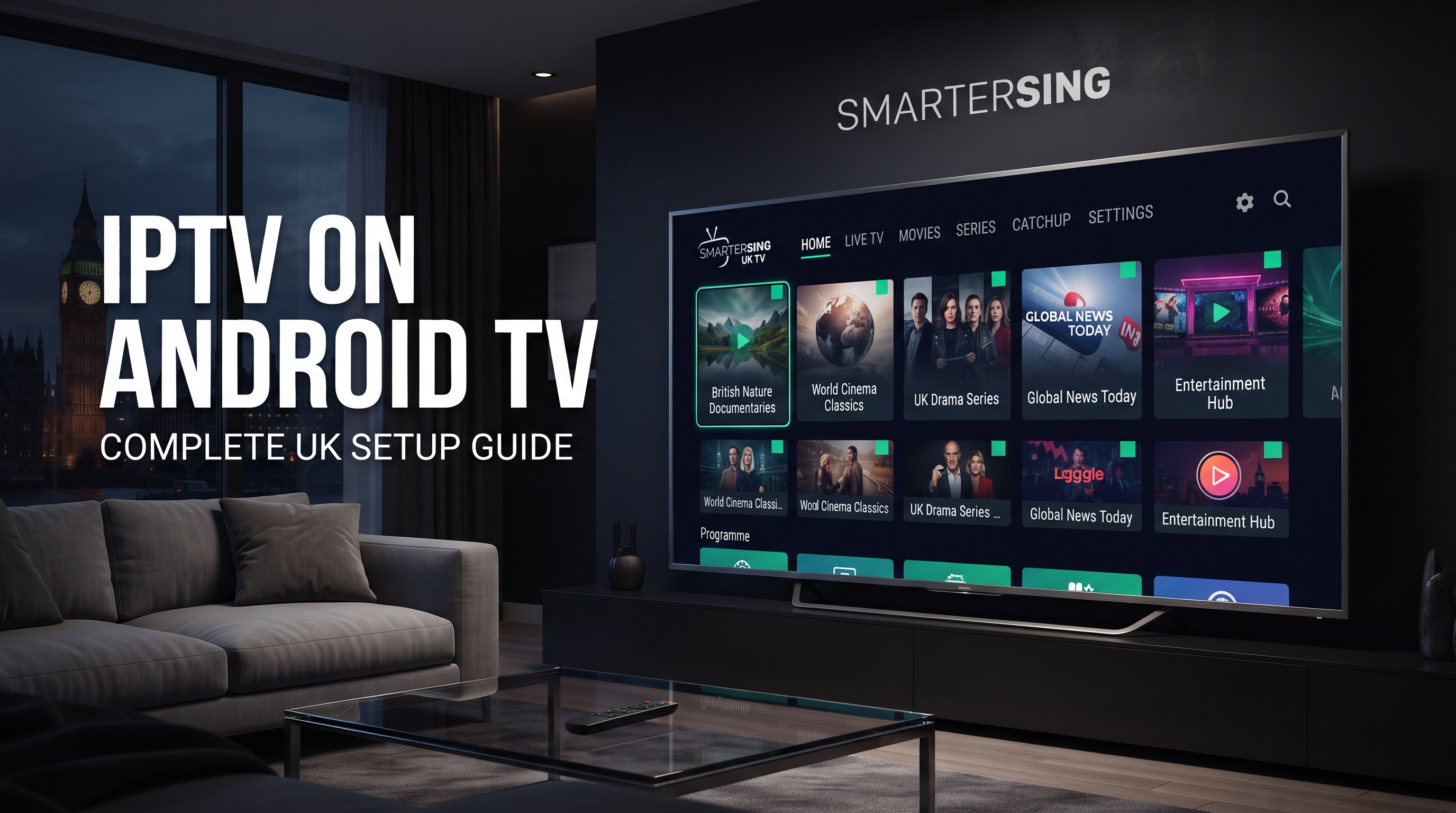 IPTV on Android TV UK - Smartersing complete setup guide