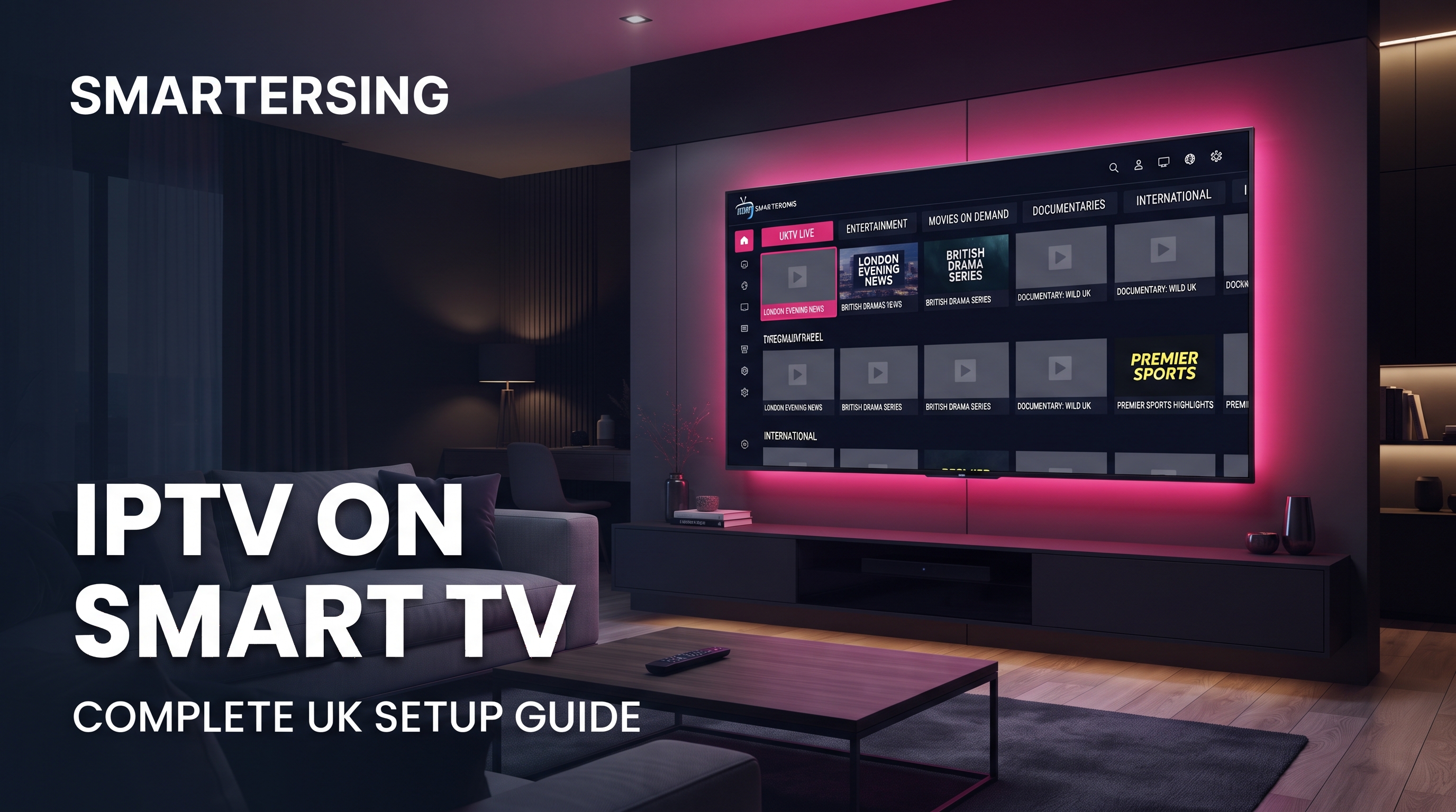 IPTV on Smart TV UK - Smartersing complete setup guide